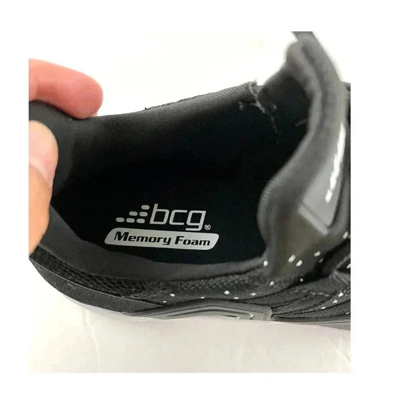 Lightweight Black Running Training Shoes Sz 7 M Slip on Women's - Picture 5 of 10